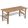 Image de Vidaxl Banc De Jardin Pliable 118 Cm Bambou