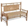Image de Vidaxl Banc De Jardin 120 Cm Bambou