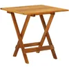 Image de Vidaxl Table De Bistro 46x46x47 Cm Bois D'acacia Massif