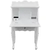 Image de Bureaux VidaXL  Bureau  Style Français Blanc avec Rangement P31599925