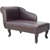 Image de Chaise Longue Marron Similicuir