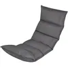 Image de Vidaxl Chaise Longue Pliable De Sol Gris Tissu