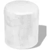 Image de Table basse/tabouret martelÃ© en aluminium ArgentÃ© - vidaXL