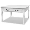 Image de Table Basse Avec 4 Tiroirs Blanc