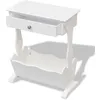 Image de Porte-revues Melrose Blanc - VidaXL