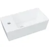 Image de Lavabo blanc 48x25x15 cm cÃ©ramique