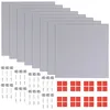 Image de vidaXL Carreaux de miroir sans cadre 8 pcs 20,5 cm