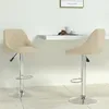 Image de Table De Chevet 2 Pcs Marron Et Blanc