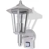 Image de Lampe murale extÃ©rieure avec capteur Acier inoxydable vidaXL vidaXL