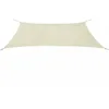 Image de vidaXL Parasol en PEHD rectangulaire 4 x 6 m CrÃ¨me