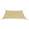 Image de Vidaxl Voile De Parasol Tissu Oxford Rectangulaire 2x4 M Beige