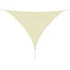Image de Vidaxl Voile De Parasol Tissu Oxford Triangulaire 5x5x5 M CrÃ¨me