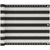 Image de Vidaxl Ãcran De Balcon En Pehd 75x400 Cm Anthracite Et Blanc