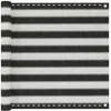 Image de Vidaxl Ãcran De Balcon En Pehd 90 X 600 Cm Anthracite Et Blanc