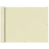 Image de Ãcran De Balcon En Tissu Oxford 90x600 Cm CrÃ¨me Vidaxl Vidaxl