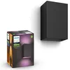 Image de Luminaire Philips Hw&ca Resonate Applique CarrÃ© 2x8w Noir