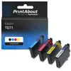 Image de Cartouche compatible Epson T071 (C13T071540) - 4 couleurs - Multipack