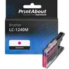 Image de Cartouche compatible Brother LC-1240M - Magenta