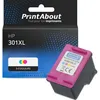 Image de Cartouche compatible HP 301XL (CH564EE) - 3-couleurs - Grande capacité