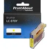 Image de Cartouche compatible Brother LC-970Y - Jaune