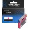 Image de Cartouche compatible Brother LC-970M - Magenta