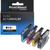 Image de Cartouche compatible Brother LC-1240VALBP - 4 couleurs - Multipack