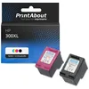 Image de Cartouche compatible HP 300XL (CC641EE) - Noir + 3 couleurs - Grande capacité - Multipack