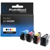 Image de Cartouche compatible Brother LC-900BK - 4 couleurs - Multipack