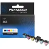 Image de Cartouche compatible HP 363 (C8721EE) - 6 couleurs - Multipack