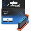 Image de Cartouche compatible Lexmark 100XL (14N1069E) - Cyan - Grande capacité