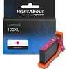 Image de Cartouche compatible Lexmark 100XL (14N1070E) - Magenta - Grande capacité
