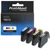 Image de Cartouche compatible Epson T0615 - 4 couleurs - Multipack