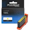 Image de Cartouche compatible Lexmark 100XL (14N1071E) - Jaune - Grande capacité