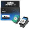 Image de Cartouche compatible HP 350XL (SD412EE) - Noir + 3 couleurs - Grande capacité - Multipack