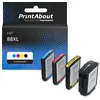 Image de Cartouche compatible HP 88XL (C9396AE) - 4 couleurs - Grande capacité - Multipack