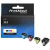 Image de Cartouche compatible HP 363 (C8721EE) - 4 couleurs - Multipack