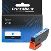Image de Cartouche compatible Epson 26XL (C13T26324012) - Cyan - Grande capacité