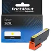 Image de Cartouche compatible Epson 26XL (C13T26344012) - Jaune - Grande capacité