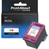 Image de Cartouche compatible HP 302XL (F6U67AE) - 3-couleurs - Grande capacité