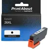 Image de Cartouche compatible Epson 26XL (C13T26314012) - Noir photo - Grande capacité