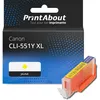 Image de Cartouche compatible Canon CLI-551Y XL - Jaune - Grande capacité