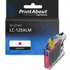 Image de Cartouche compatible Brother LC-125XLM - Magenta - Grande capacité