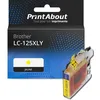 Image de Cartouche compatible Brother LC-125XLY - Jaune - Grande capacité