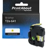 Image de Ruban compatible Brother TZe-641 - (18 mm) - Noir sur jaune