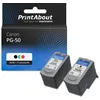 Image de Cartouche compatible Canon PG-50 / CL-51 - Noir + 3 couleurs - Multipack