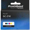 Image de Cartouche compatible Ricoh GC-21K (405532) - 4 couleurs - Multipack