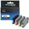 Image de Cartouche compatible Epson 79XL (T79014010) - 4 couleurs - Grande capacité - Multipack