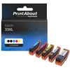 Image de Cartouche compatible Epson 33XL (C13T33574012) - 5 couleurs - Grande capacité - Multipack