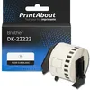 Image de Étiquette compatible Brother DK-22223 - (50 mm) - Noir sur blanc