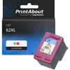 Image de Cartouche compatible HP 62XL (C2P07AE) - 3-couleurs - Grande capacité